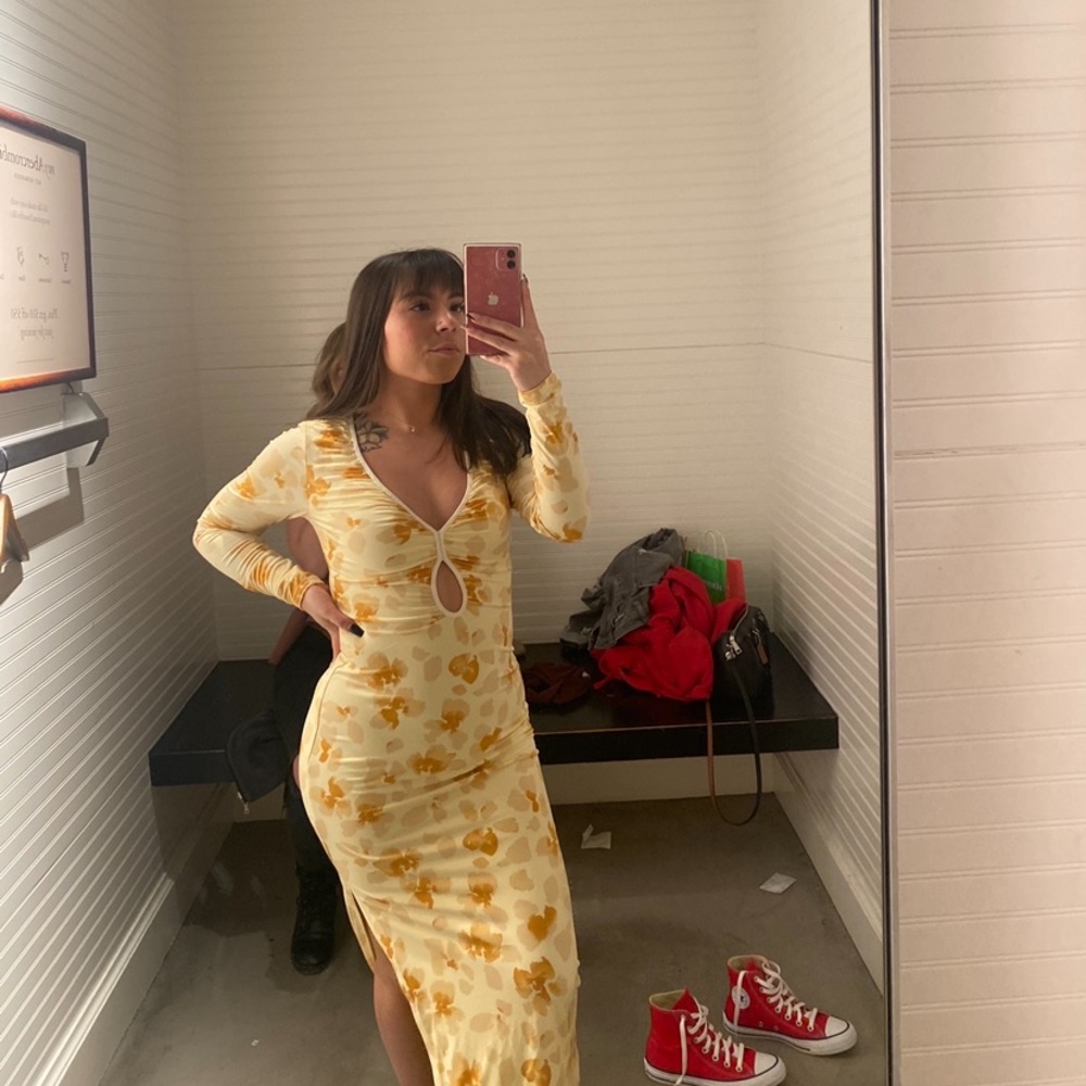 Ambercrombie yellow dress